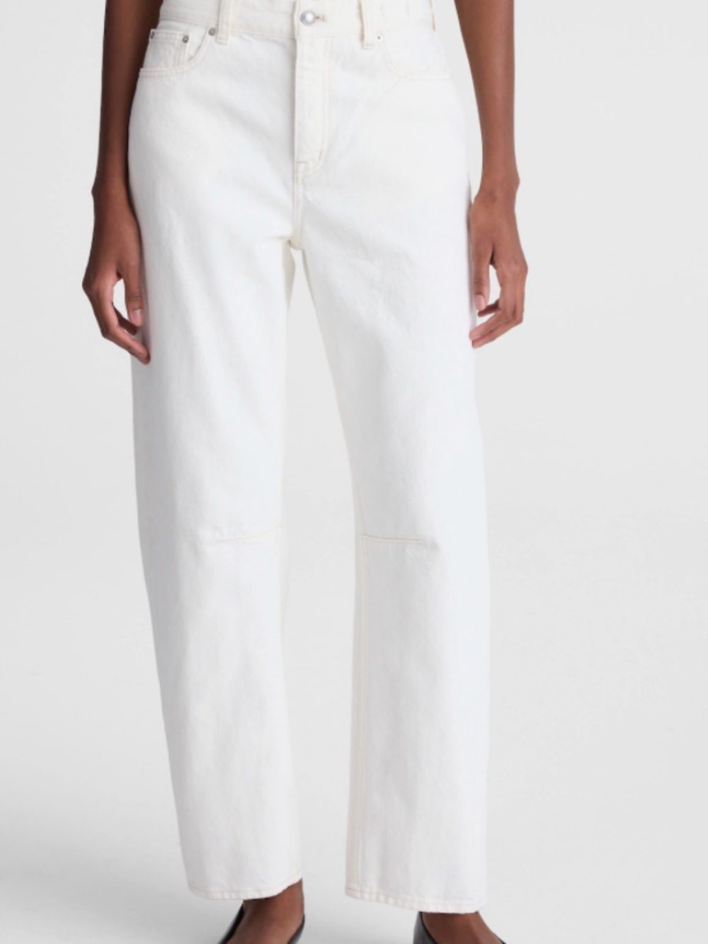 NWT Madewell The Darted Barrel-Leg Jean in Vintage Canvas - 28 - Picture 4 of 16
